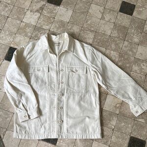 White Button-Up Jacket